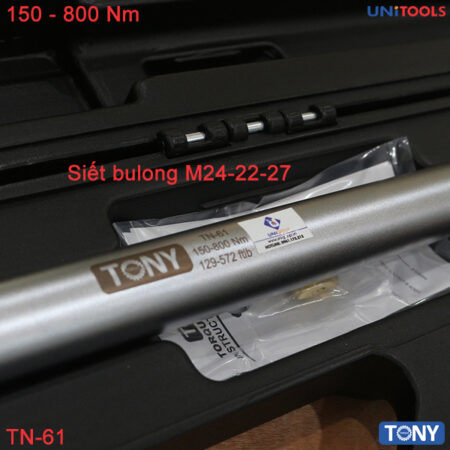 cờ lê siết lực bulong M22, M24, M27 Tony-tor kết cấu thép