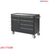 Tủ dụng cụ chữ nhật 5 ngăn mặt bàn rộng có bánh xe UNI-1703M