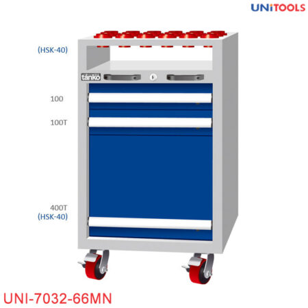 Tủ đựng dao cụ CNC HSK-40 có bánh UNI-7032-66MN