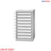 Tủ đựng đồ nghề 9 ngăn giống nhau UNI-10091