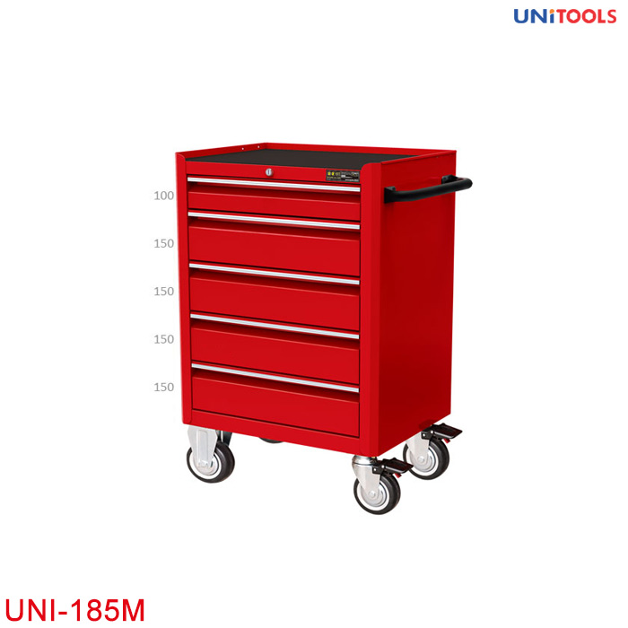 Tủ đựng dụng cụ 5 ngăn 4 bánh xe UNI-185M-7