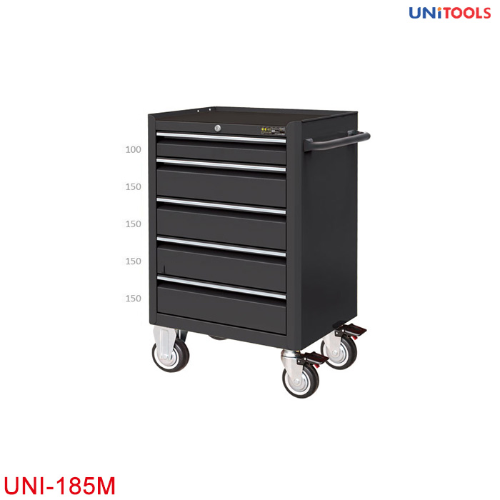 Tủ đựng dụng cụ 5 ngăn 4 bánh xe UNI-185M-8