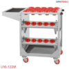 xe đẩy dao cụ cơ khí CNC 3 khay đựng UNI-122M