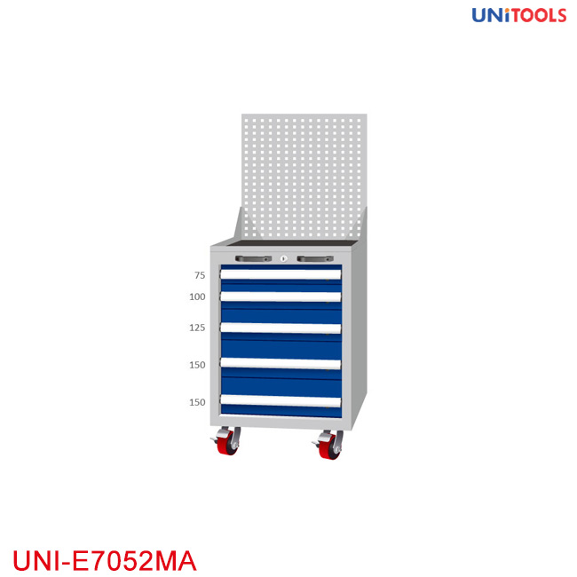 Heavy-Duty Tủ đồ nghề 5 ngăn kèm giá treo UNI-E7052MA