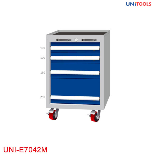 Heavy-Duty Tủ đựng dụng cụ di động 4 ngăn UNI-E7042M