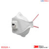 Khẩu trang 3M-9332A + bảo vệ hô hấp-1