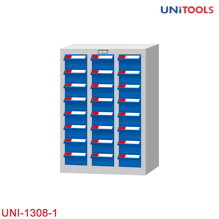 Tủ đựng linh kiện nhiều ngăn UNI-1308-1 kim loại tấm