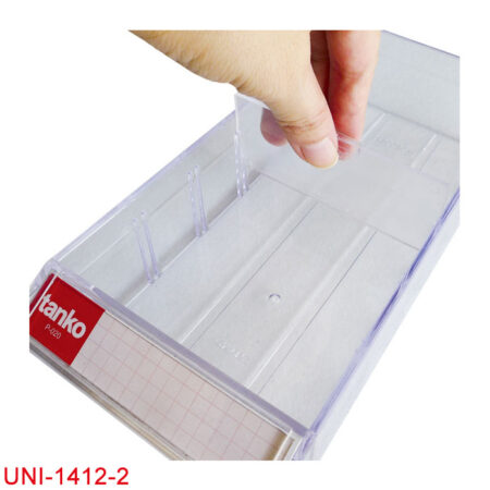Tủ đựng linh kiện nhiều ngăn UNI-1412-2 kim loại tấm (2)