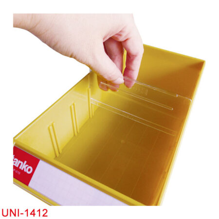 Tủ đựng linh kiện nhiều ngăn UNI-1412 kim loại tấm (2)