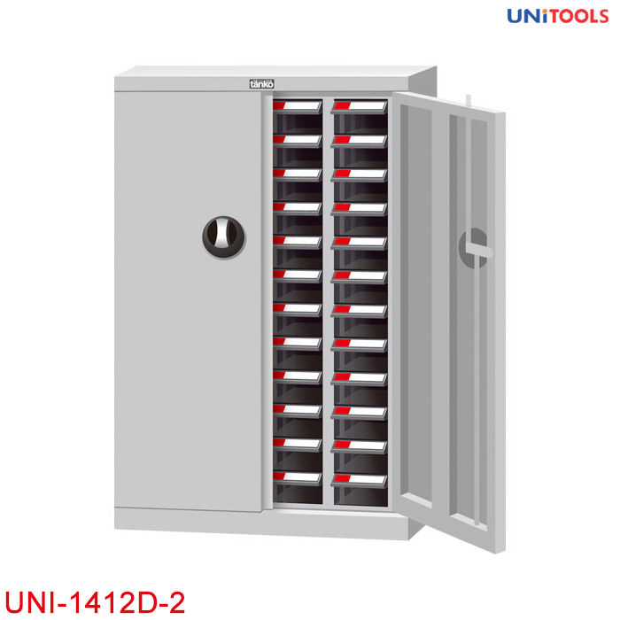 Tủ đựng linh kiện nhiều ngăn UNI-1412D-2 kim loại tấm