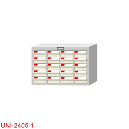 Tủ đựng linh kiện nhiều ngăn UNI-2405-1 kim loại tấm