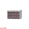 Tủ đựng linh kiện nhiều ngăn UNI-2405 kim loại tấm