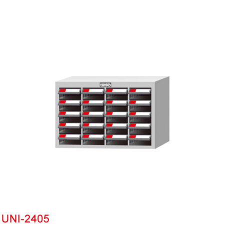 Tủ đựng linh kiện nhiều ngăn UNI-2405 kim loại tấm