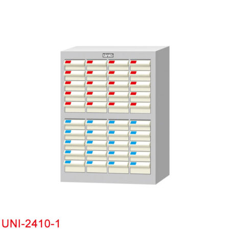 Tủ đựng linh kiện nhiều ngăn UNI-2410-1 kim loại tấm