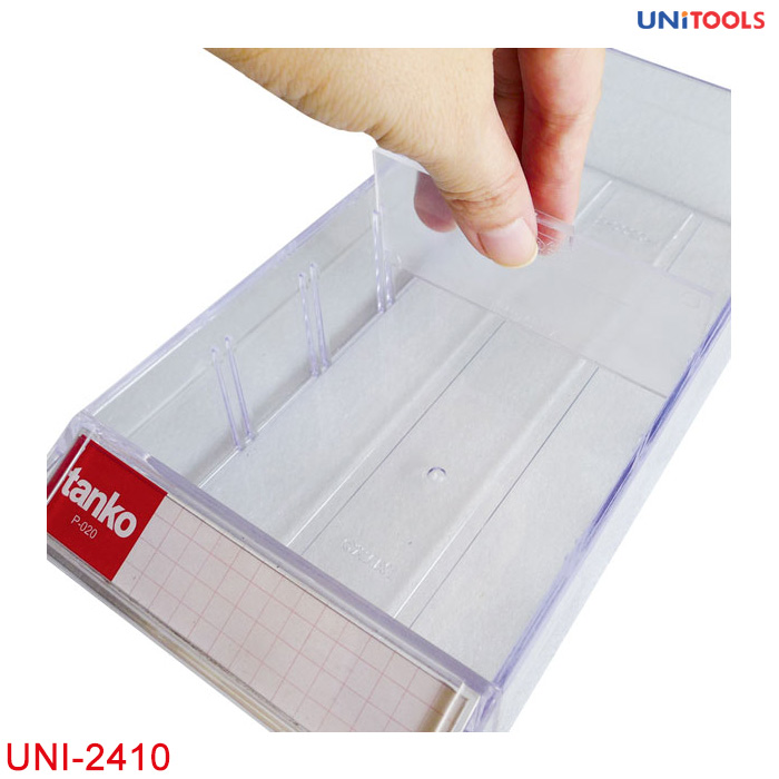 Tủ đựng linh kiện nhiều ngăn UNI-2410 kim loại tấm (2)