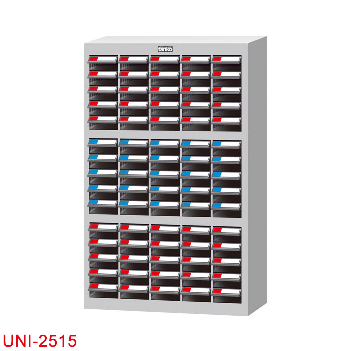 Tủ đựng linh kiện nhiều ngăn UNI-2515 kim loại tấm