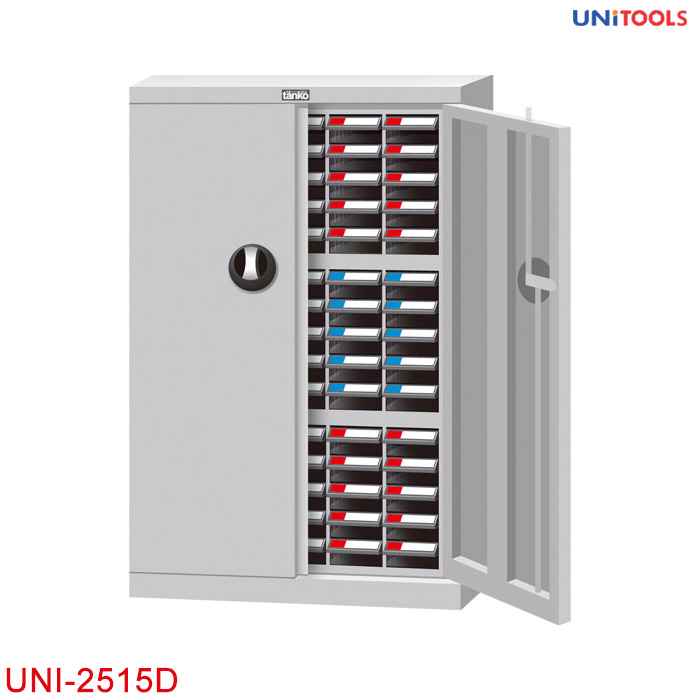 tủ đựng linh kiện nhiều ngăn UNI-2515D kim loại tấm