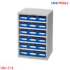 Tủ đựng linh kiện nhiều ngăn UNI-318 kim loại tấm