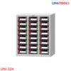 Tủ đựng linh kiện nhiều ngăn UNI-324 kim loại tấm
