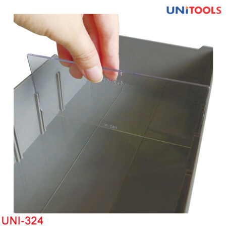 Tủ đựng linh kiện nhiều ngăn UNI-324 kim loại tấm (2)