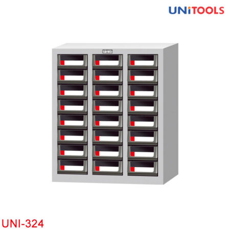 Tủ đựng linh kiện nhiều ngăn UNI-324 kim loại tấm