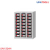 Tủ đựng linh kiện nhiều ngăn UNI-324H kim loại tấm