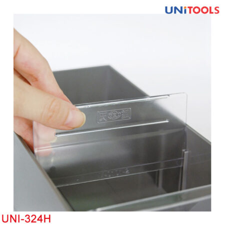 Tủ đựng linh kiện nhiều ngăn UNI-324H kim loại tấm (2)