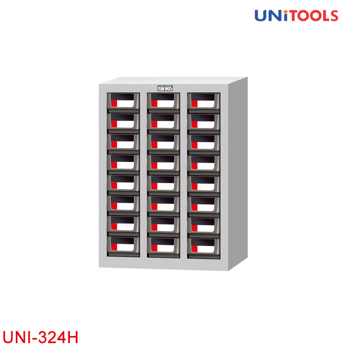 Tủ đựng linh kiện nhiều ngăn UNI-324H kim loại tấm