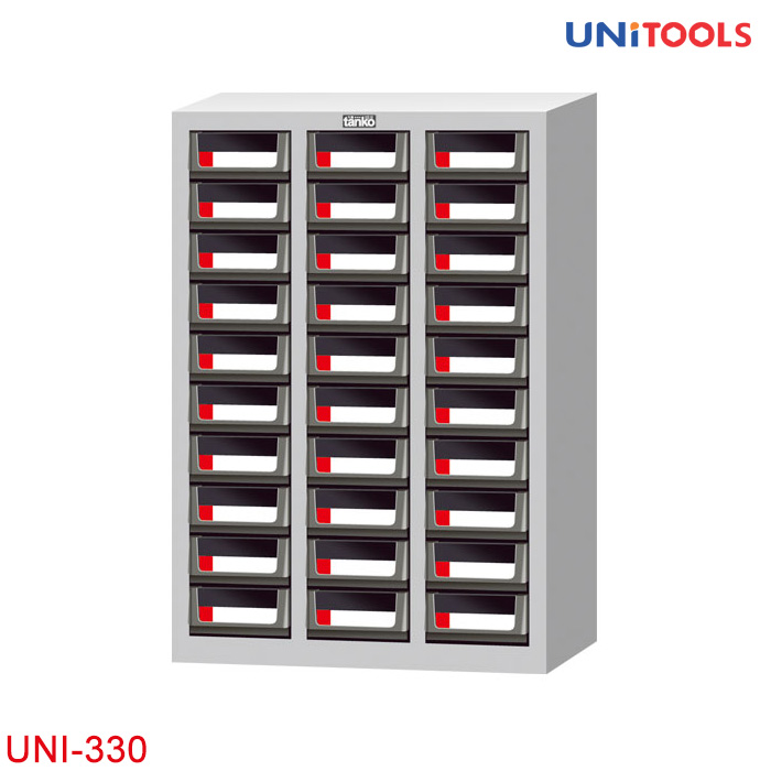Tủ đựng linh kiện nhiều ngăn UNI-330 kim loại tấm