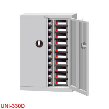 Tủ đựng linh kiện nhiều ngăn UNI-330D kim loại tấm