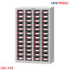 Tủ đựng linh kiện nhiều ngăn UNI-448 kim loại tấm
