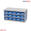Tủ đựng linh kiện nhiều ngăn UNI-515 kim loại tấm
