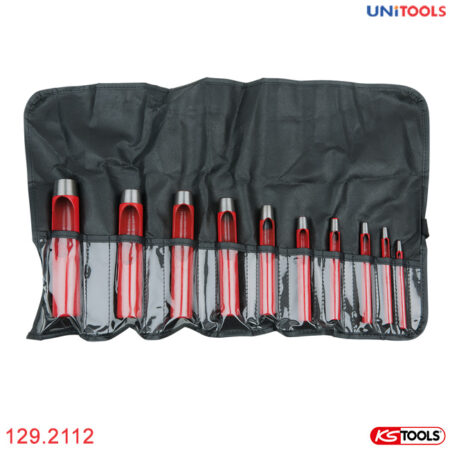 bộ đục lỗ tròn bằng kim loại 129.2112 KS Tools