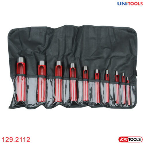 bộ đục lỗ tròn bằng kim loại 129.2112 KS Tools