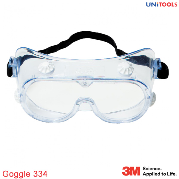 kính bảo hộ 3m chống hóa chất goggle 334-334AF