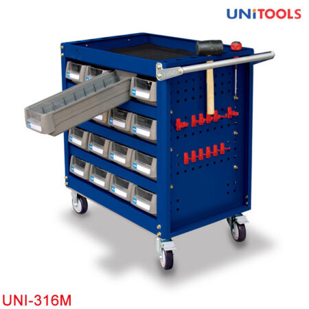 Xe đẩy dụng cụ UNI-316M 16 ngăn tải trọng 400 kg (1)