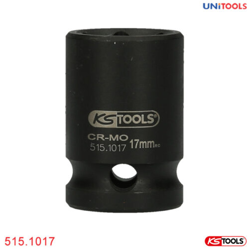 Đầu tuýp đen lục giác 1/2 inch 17mm 515.1017 KS Tools