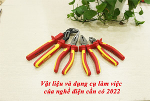 Vật liệu và dụng cụ làm việc của nghề điện-1