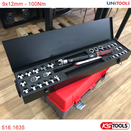 Bộ cờ lê lực đầu rời 100Nm 9x12 mm KS Tools 516.1635