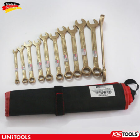 963.7304 bộ cờ lê vòng miệng bằng đồng 11 cây ks tools 8-22mm