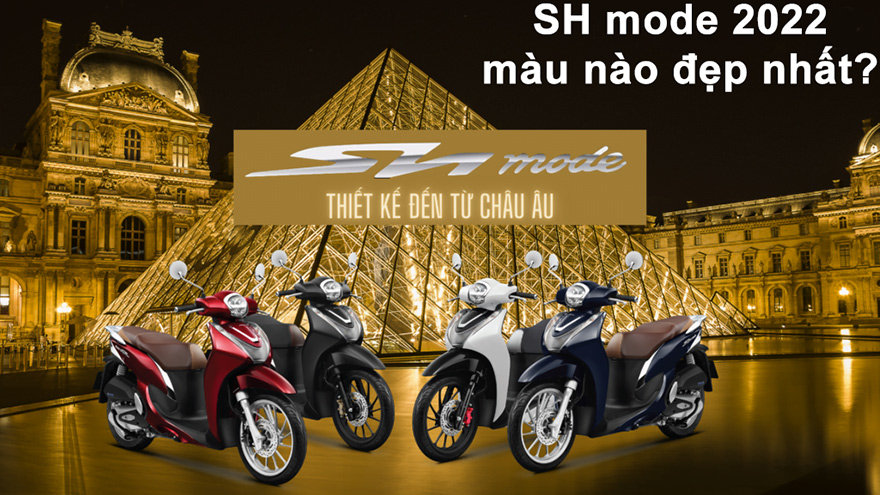 Ngắm Honda SH Mode 2022 màu trắng đen giá 6029 triệu tại Việt Nam  Tạp  chí Doanh nghiệp Việt Nam