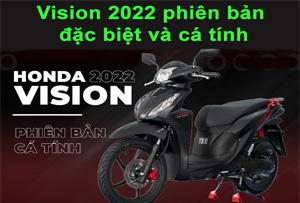 Honda đề xuất giá bán cho phiên bản Vision 2022 cá tính là bao nhiêu?
