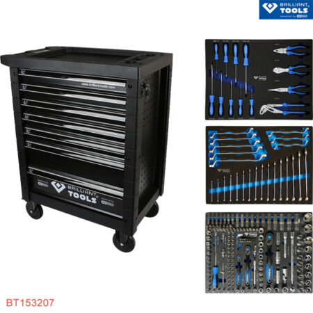 tủ dụng cụ đồ nghề sửa chữa 207 pcs gồm 7 ngăn BT153207