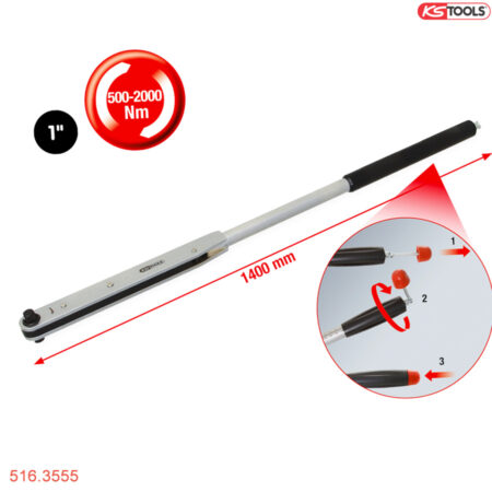 cờ lê lực 2000Nm KS Tools Germany 516.3555