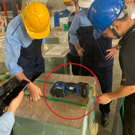 Tính năng máy đóng dây đai nhựa pallet cầm tay LGT260-19