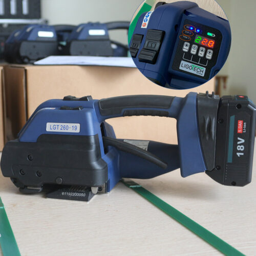 Máy Đóng Đai Nhựa cầm tay hàn nhiệt dùng pin LGT260-19 M2