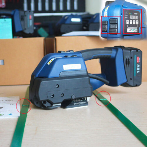 máy siết dây đai nhựa dùng pin LGT260 Cyklop (UN2)