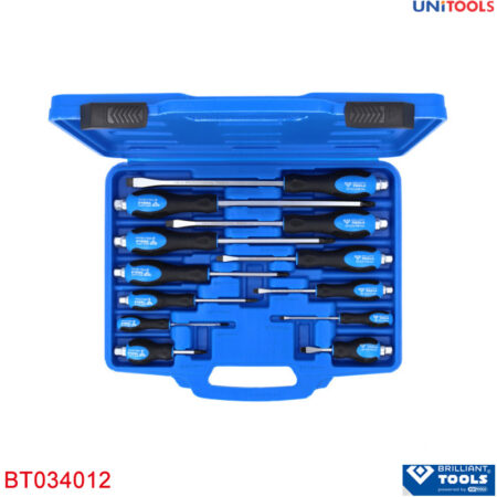Bộ tô vít đóng 12 chi tiết Brilliant-Tools BT034012-3