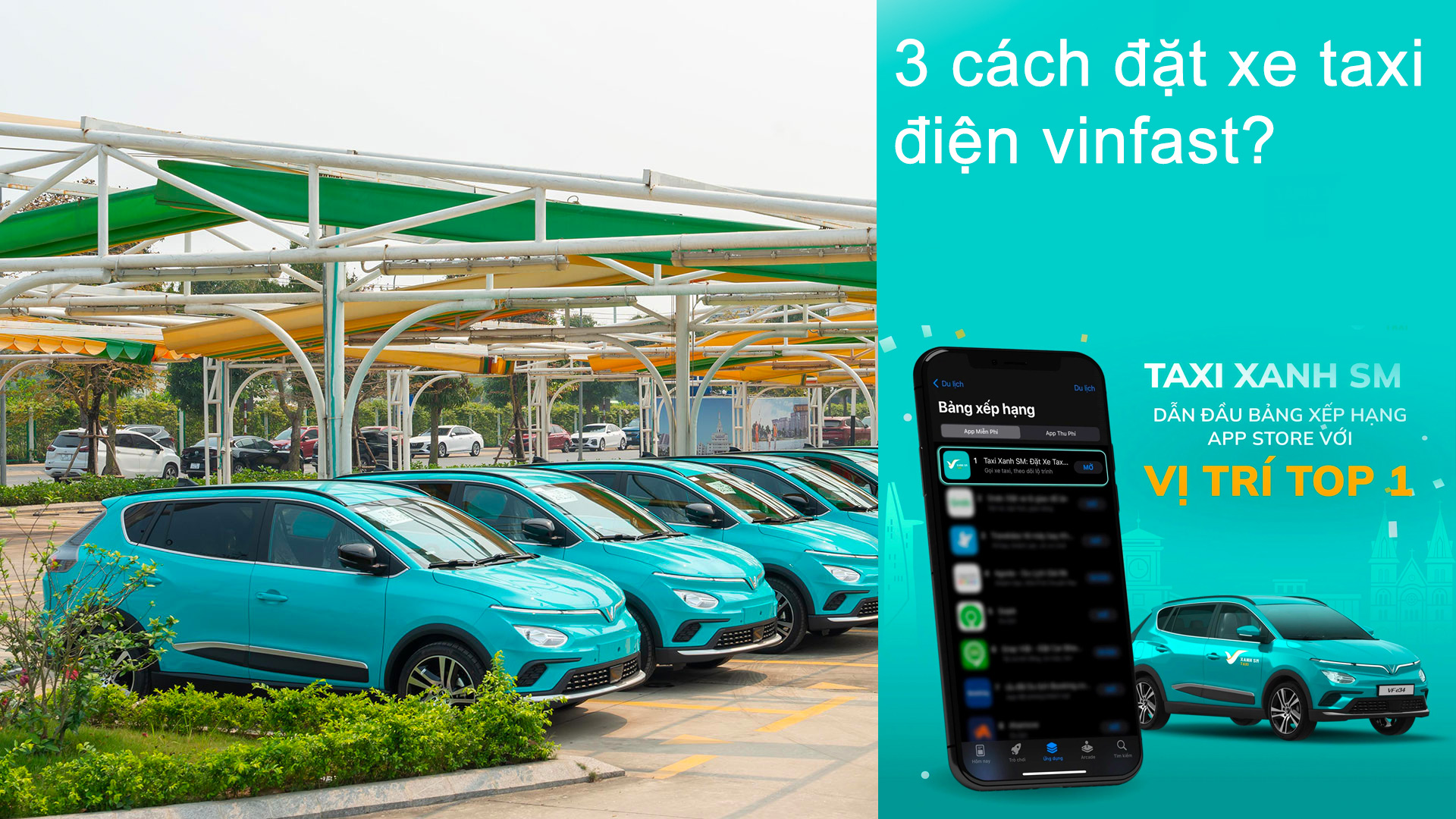 Top 4 cách đặt xe taxi điện vinfast nhanh nhất 2023
