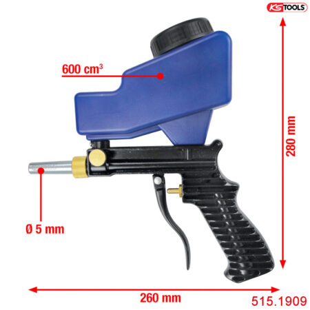 Máy phun cát cầm tay dùng khí nén KS Tools 515.1909